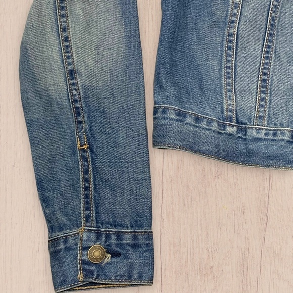 Women’s cropped denim jean jacket Old Navy XS blue - Picture 7 of 15